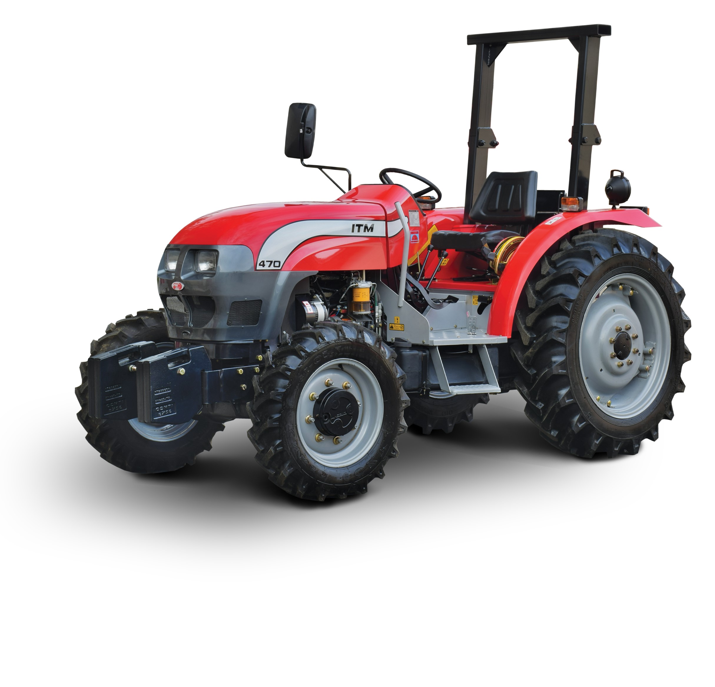 تراکتور itm 470 جفت دیفرانسیل،وزن پایین و قدرت بالا.دارای طراحی متفاوت و زیبا